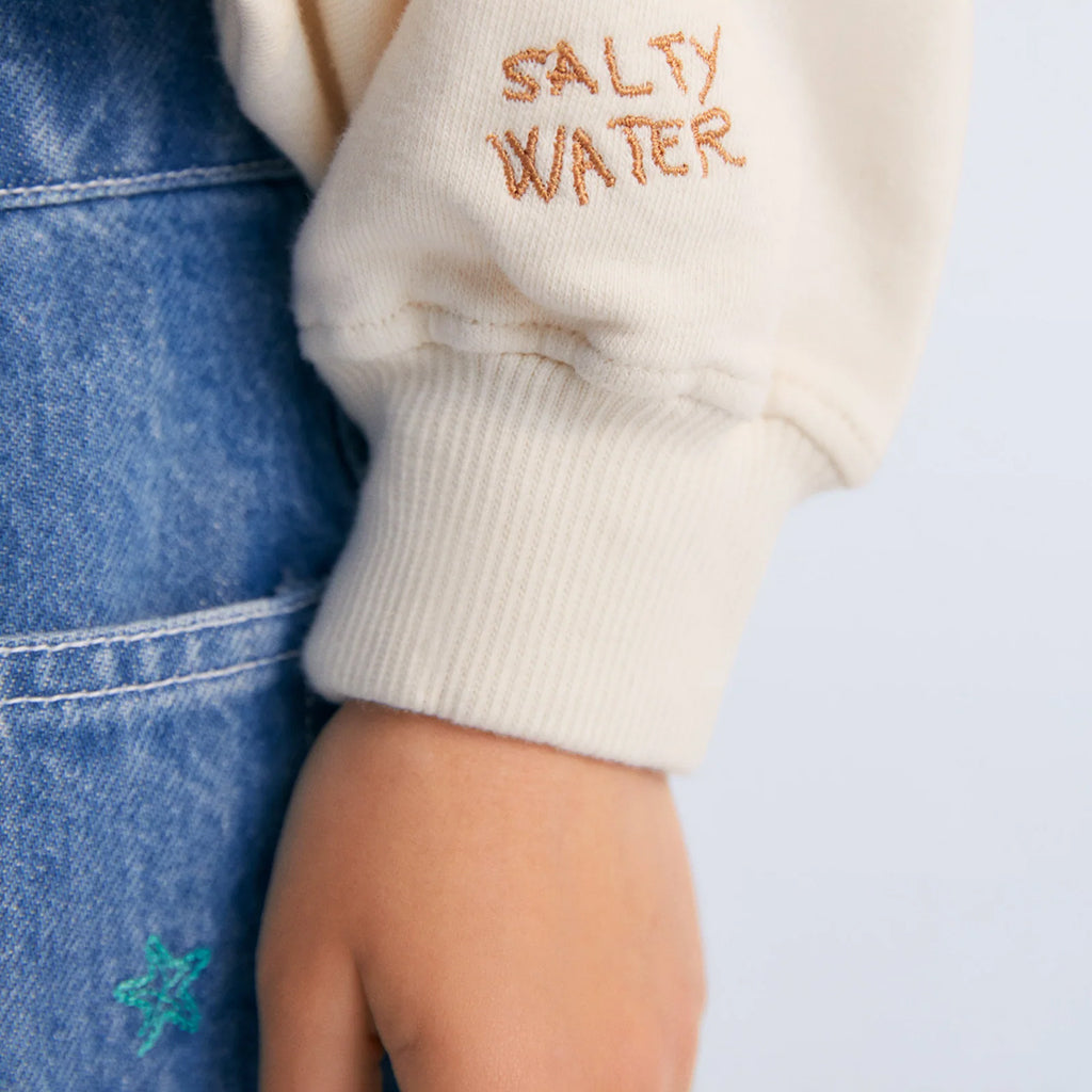 The New Society Child Kostas Shorts Mid Blue Denim