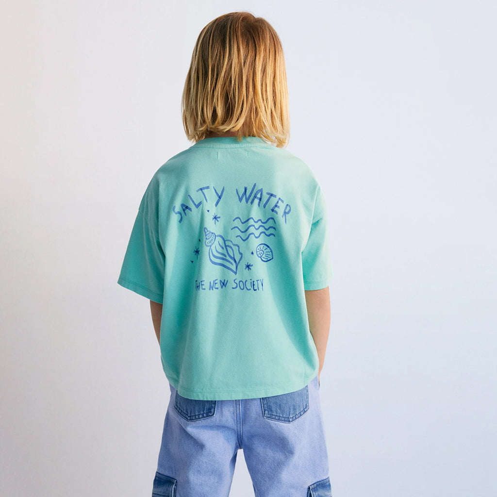 The New Society Child Kymi T-shirt Jade Green