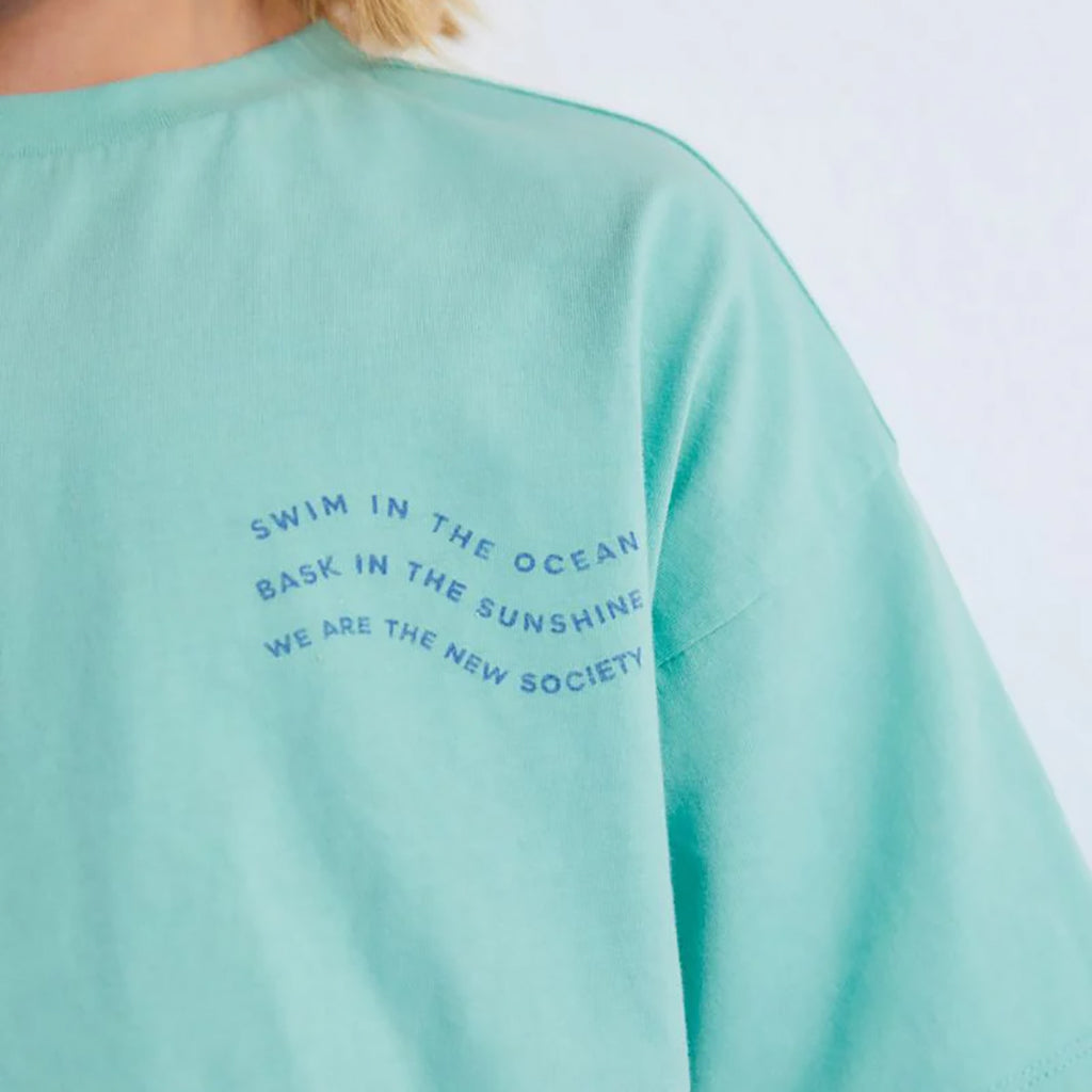 The New Society Child Kymi T-shirt Jade Green