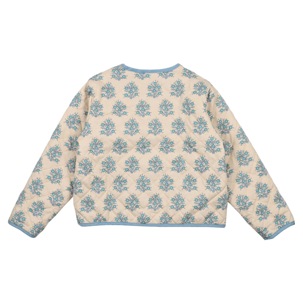 The New Society Child Kyra Jacket Lavender Blue Print