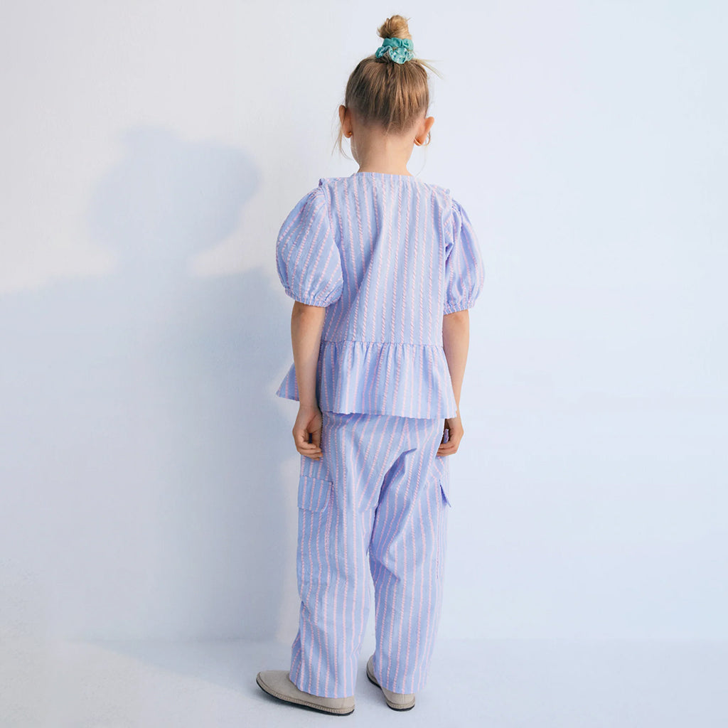 The New Society Child Kythira Cargo Pants Powder Blue