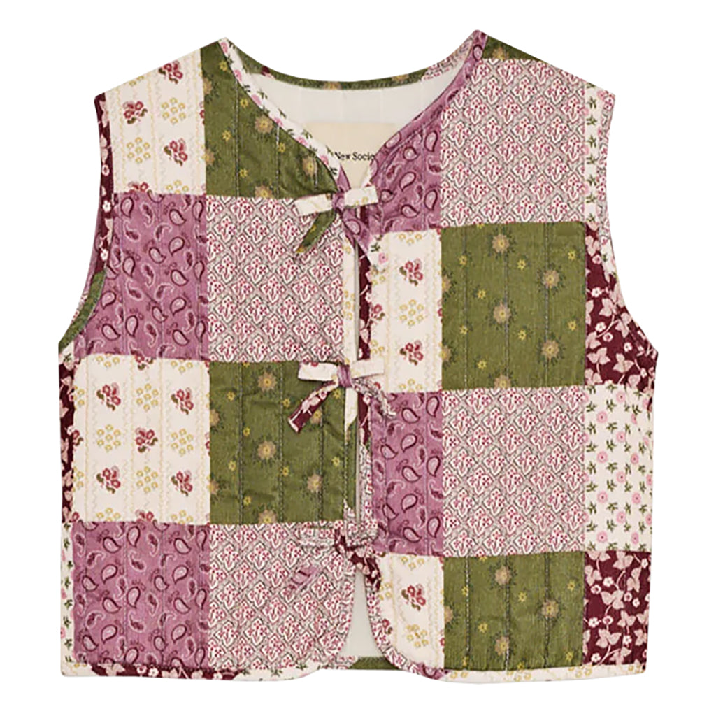 The New Society Child Melba Waistcoast Vest Purple