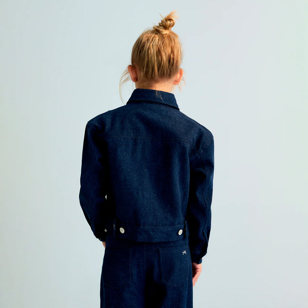 The New Society Child Mia Jacket Blue Denim