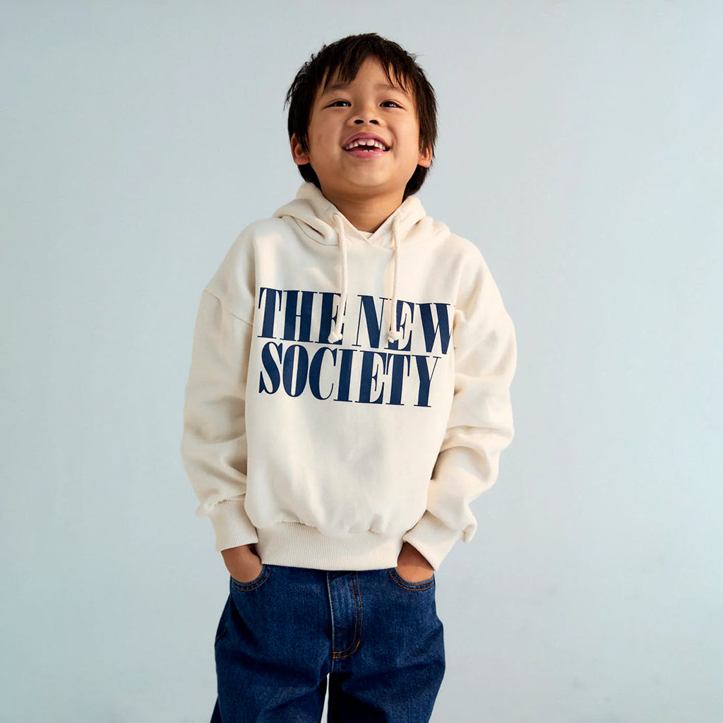 The New Society Child Mica Sweatshirt Moonlight White