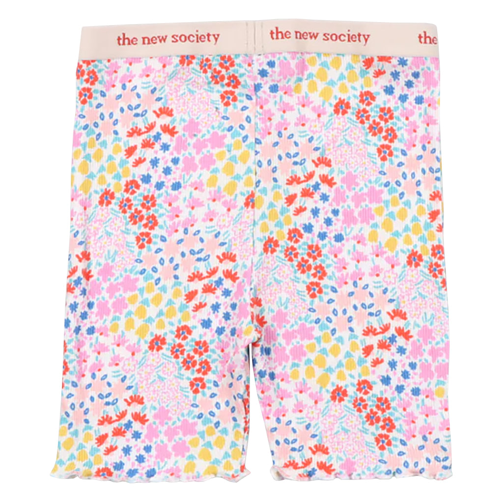 The New Society Child Nicolette Bike Shorts Anemone Print