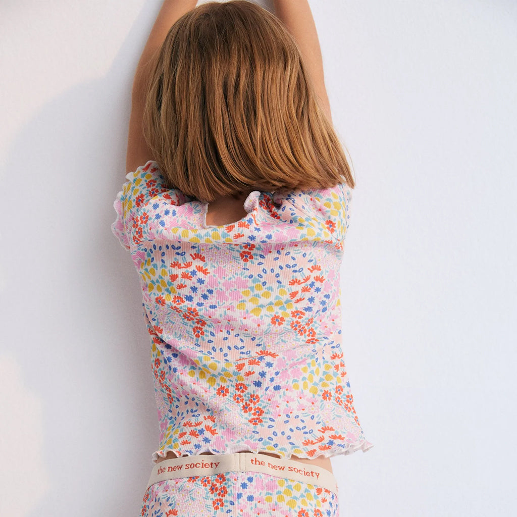 The New Society Child Nicolette T-shirt Anemone Print