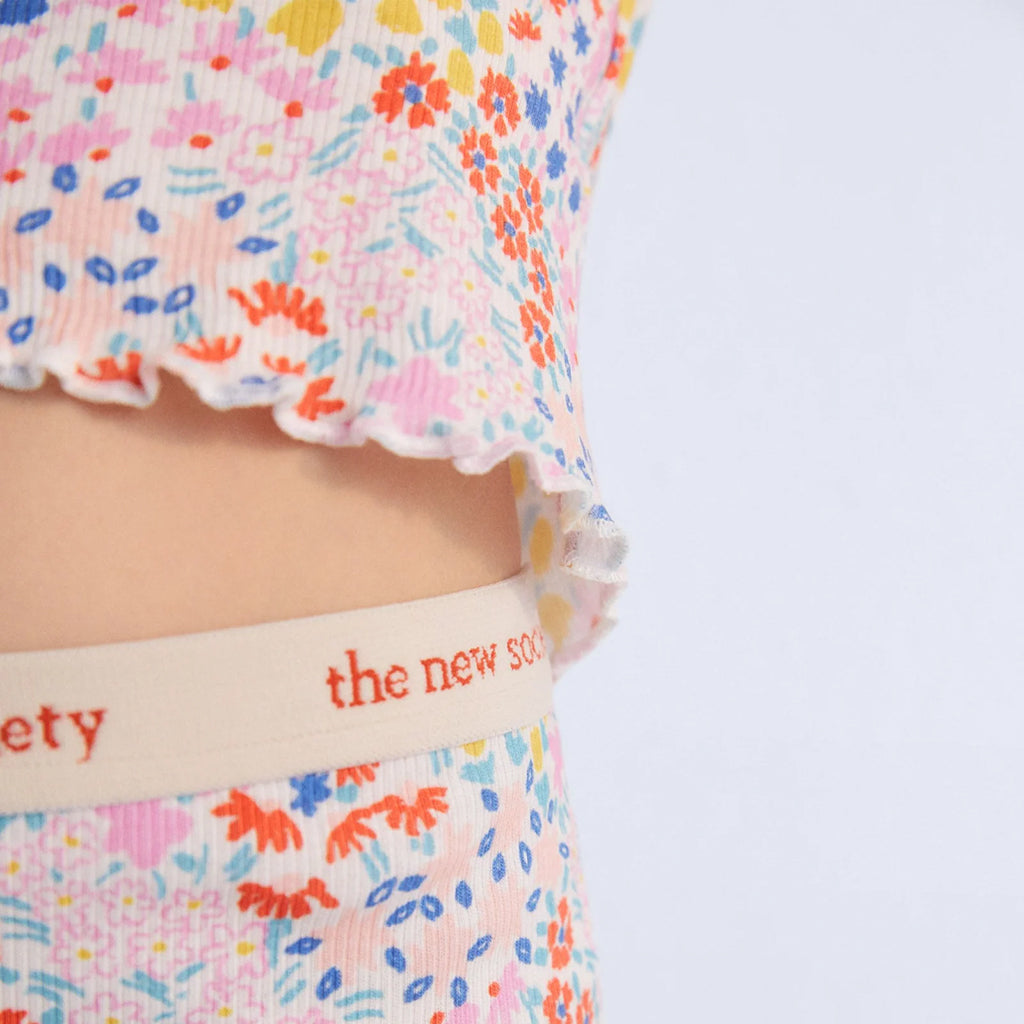 The New Society Child Nicolette T-shirt Anemone Print