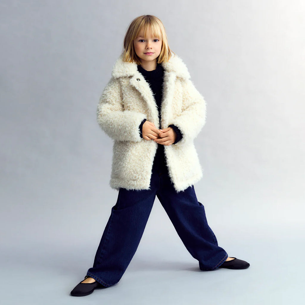 The New Society Child Ninette Coat Moonlight White