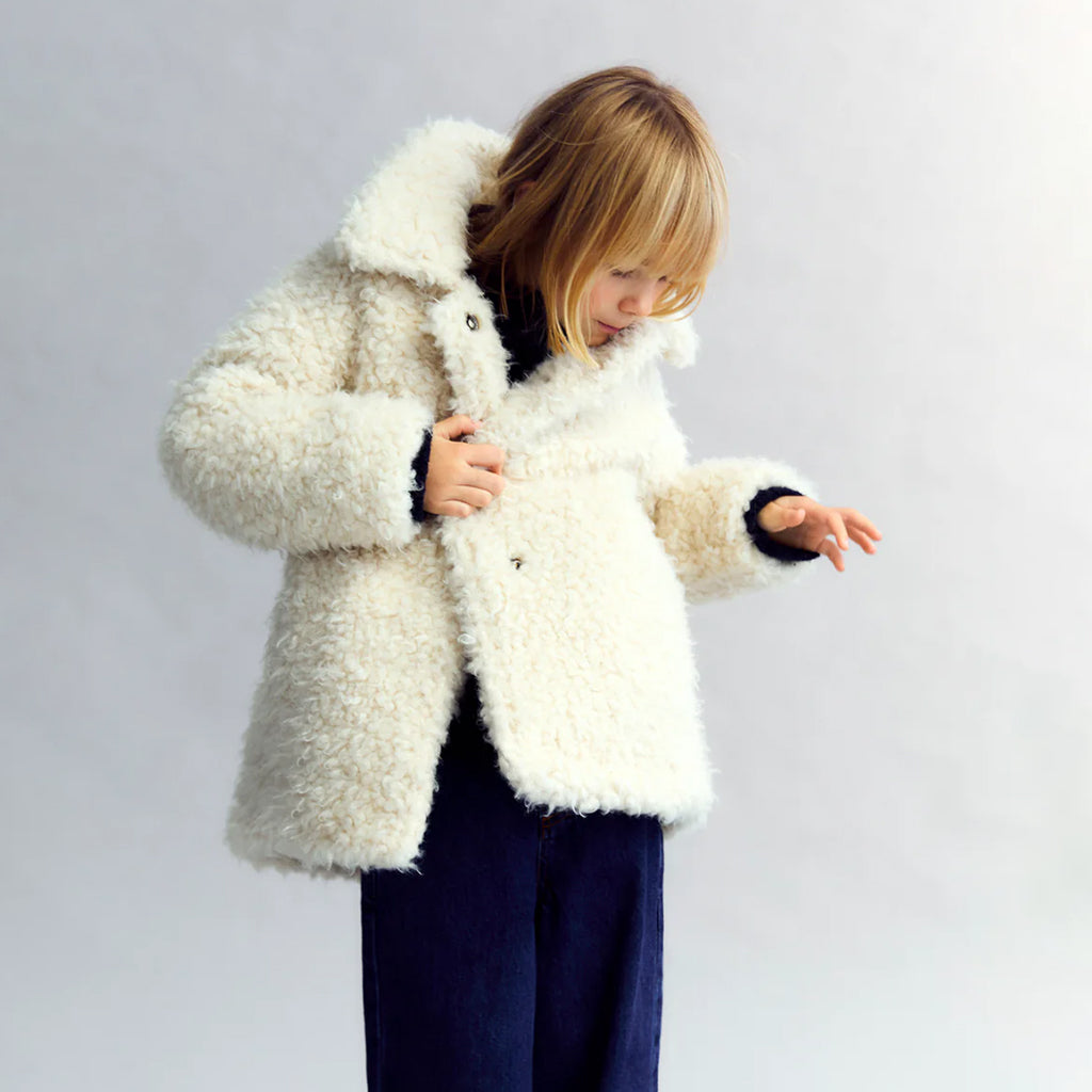 The New Society Child Ninette Coat Moonlight White