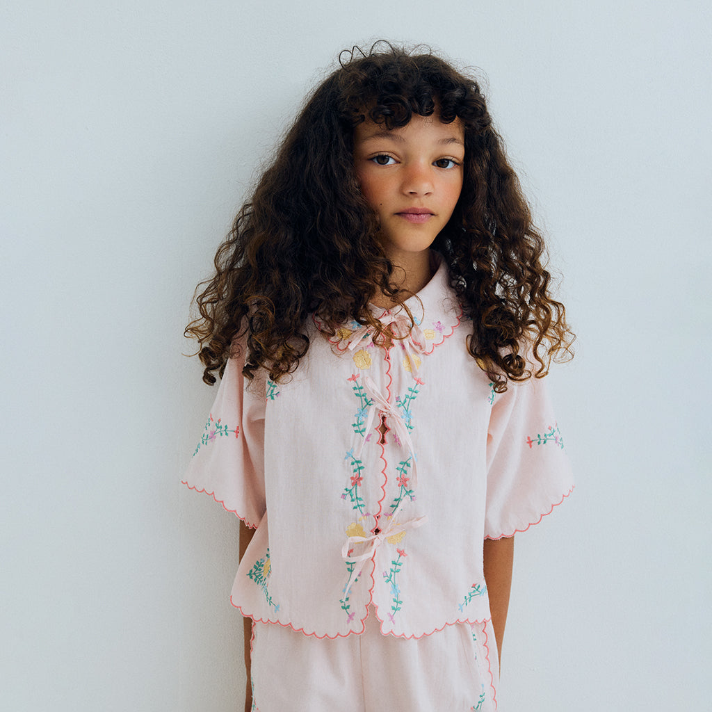 The New Society Child Orchid Blouse Petal Pink