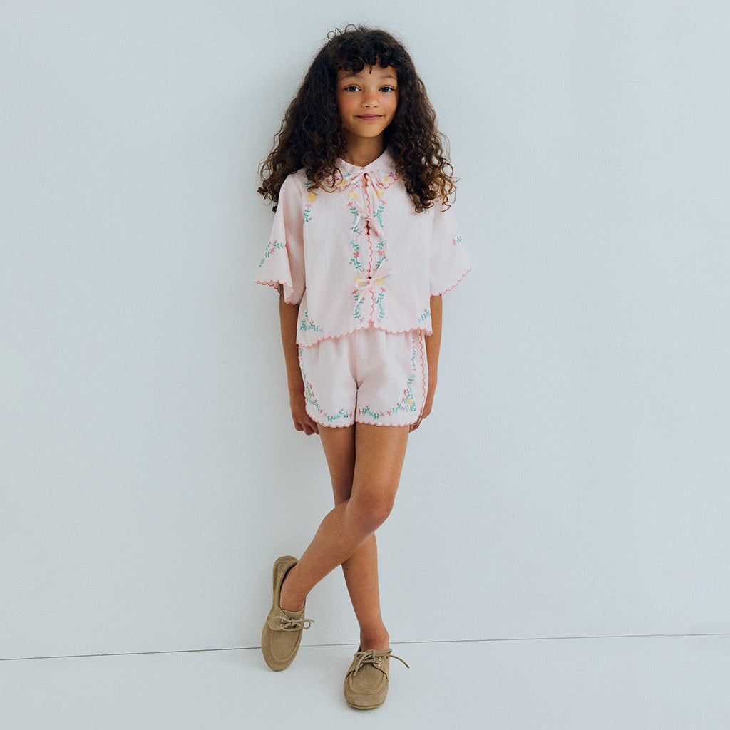The New Society Child Orchid Blouse Petal Pink