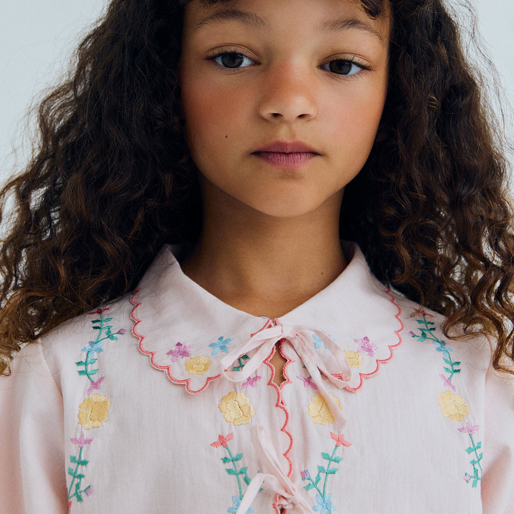 The New Society Child Orchid Blouse Petal Pink