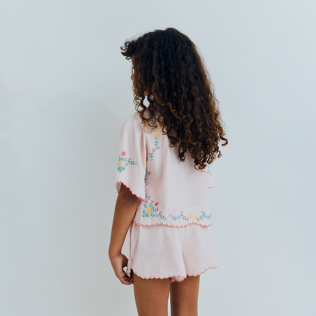 The New Society Child Orchid Blouse Petal Pink
