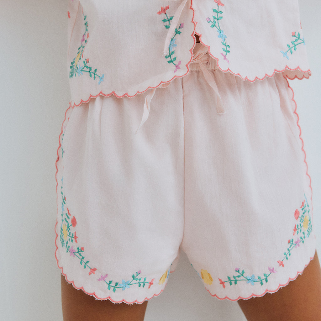 The New Society Child Orchid Shorts Petal Pink