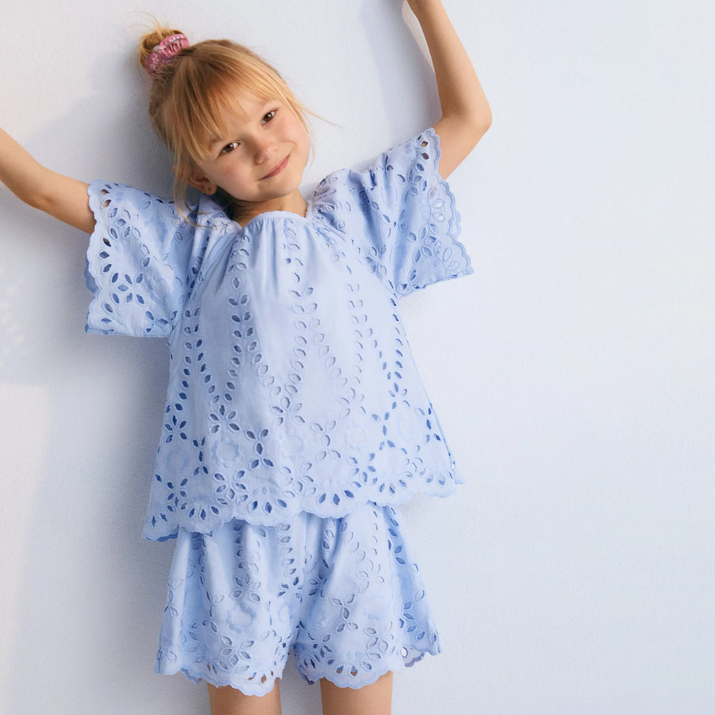 The New Society Child Patmos Shorts Powder Blue