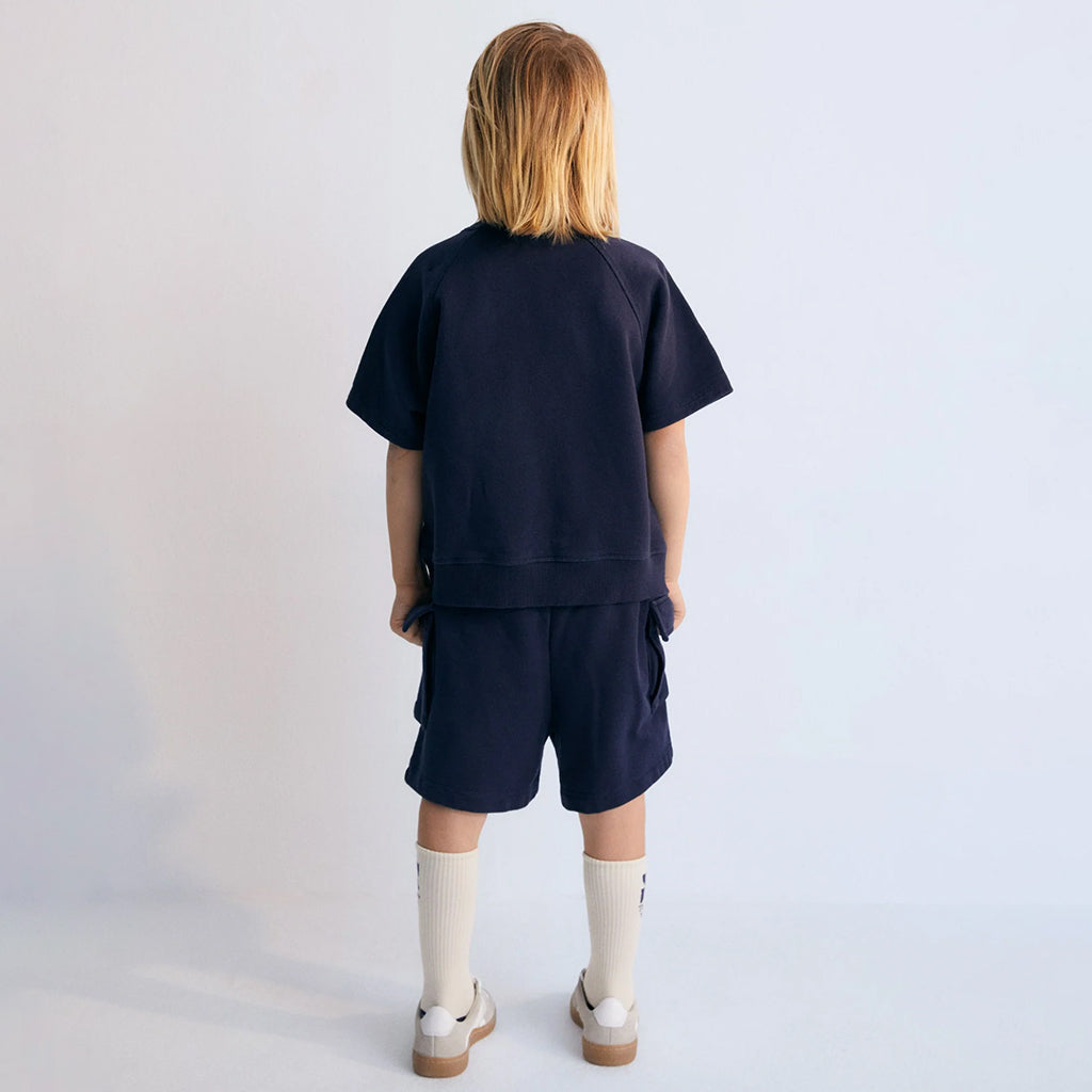 The New Society Child Pylos Bermuda Shorts Navy Blue