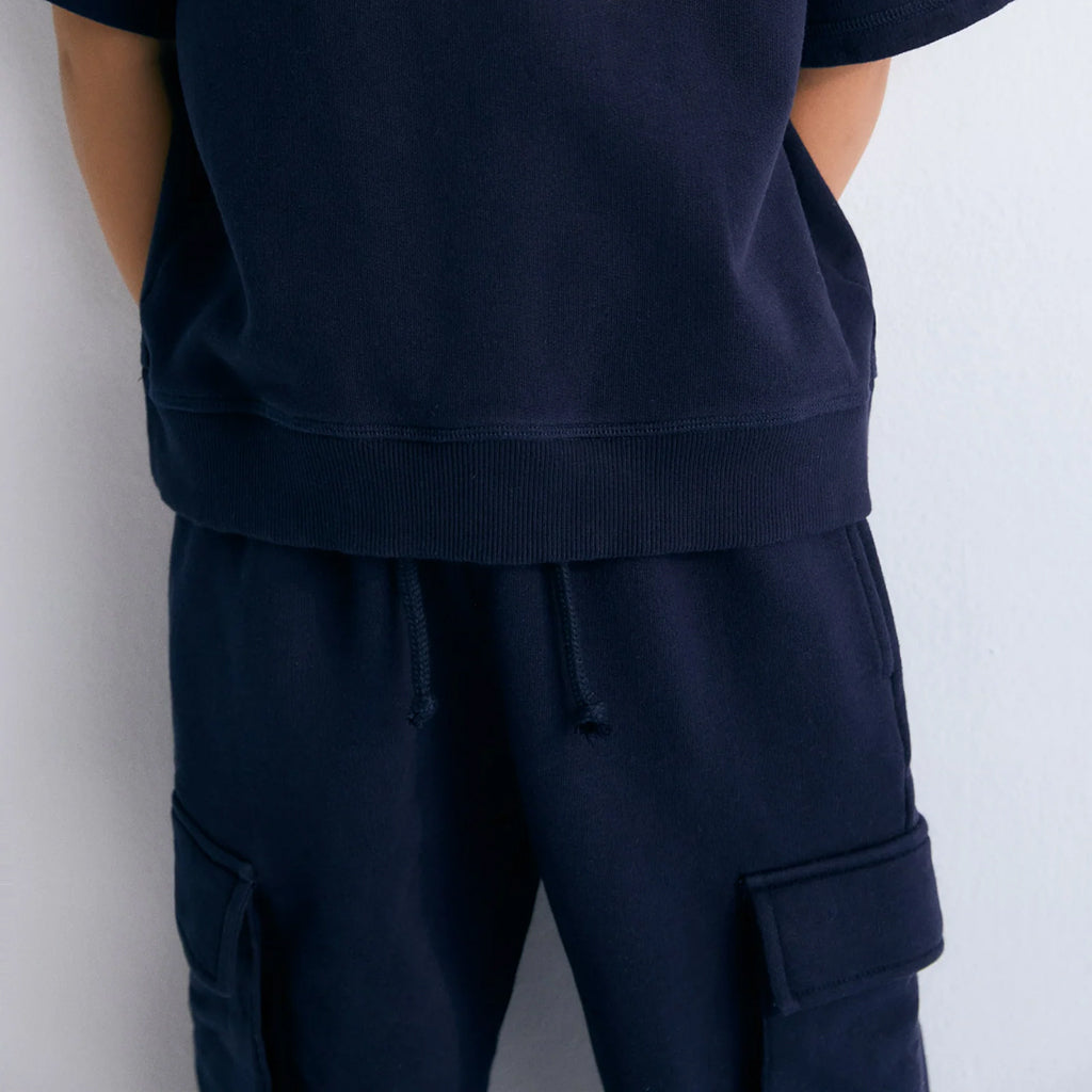 The New Society Child Pylos Bermuda Shorts Navy Blue