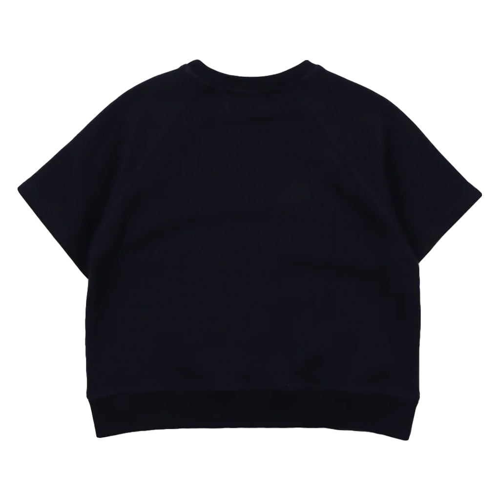 The New Society Child Pylos Short Sleeved Sweatshirt Navy Blue