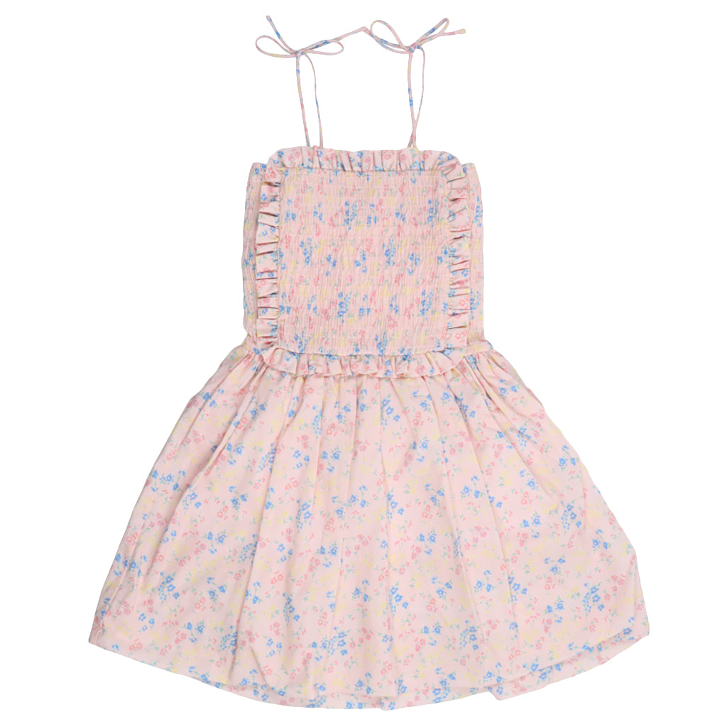 The New Society Child Sabina Dress Pink Floral Print