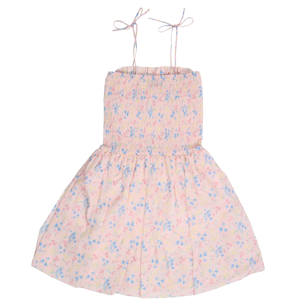 The New Society Child Sabina Dress Pink Floral Print