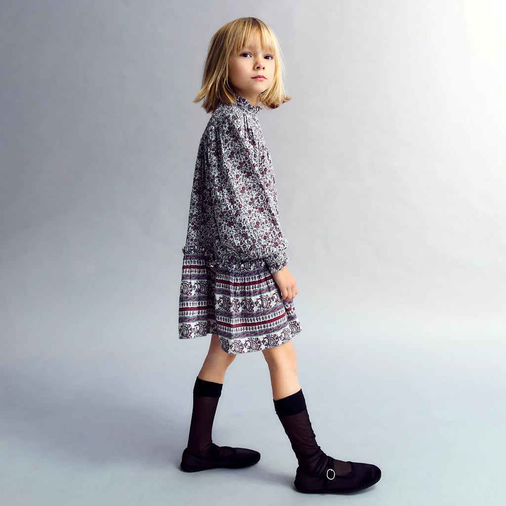 The New Society Child Samara Dress Red Print