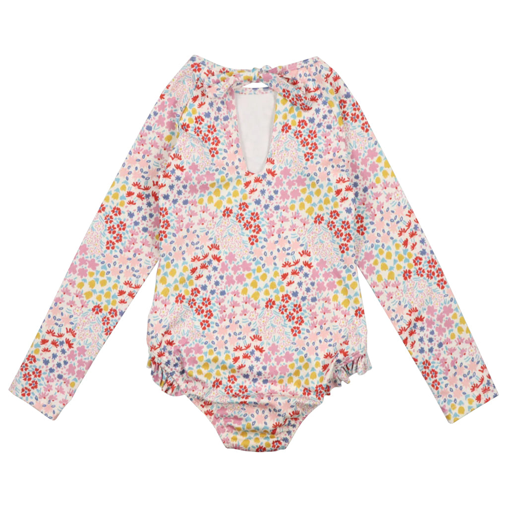 The New Society Child Swimsuit Anemone Print