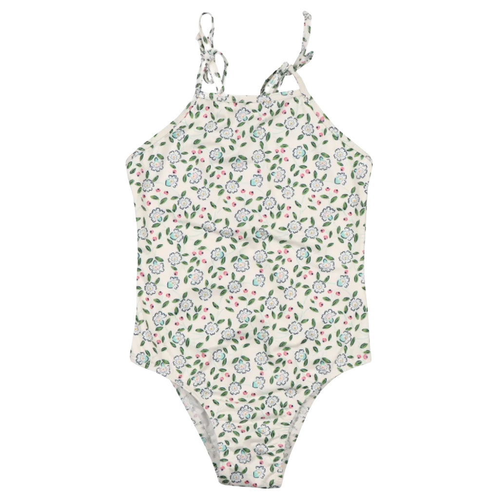 The New Society Child Swimsuit Jasmine Flowers Print