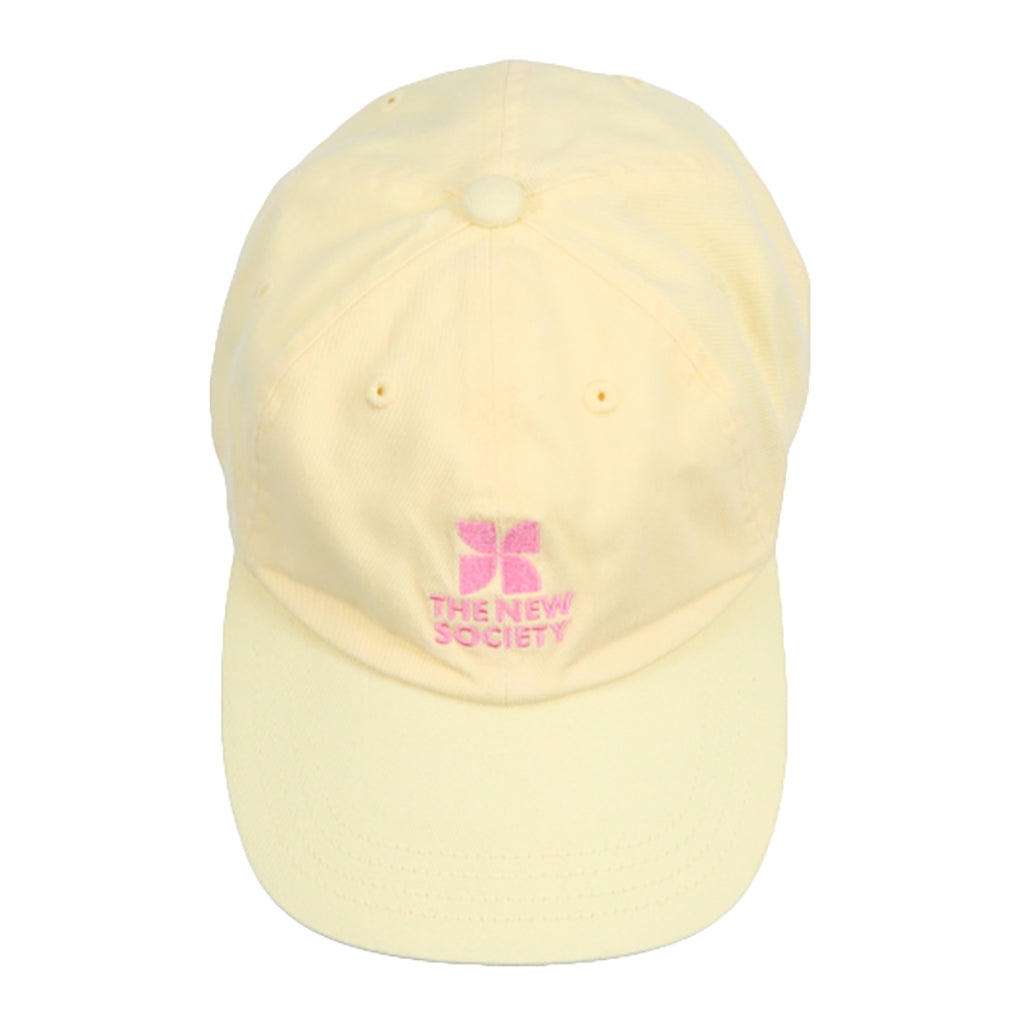 The New Society Child TNS Logo Hat Soft Lemon Yellow