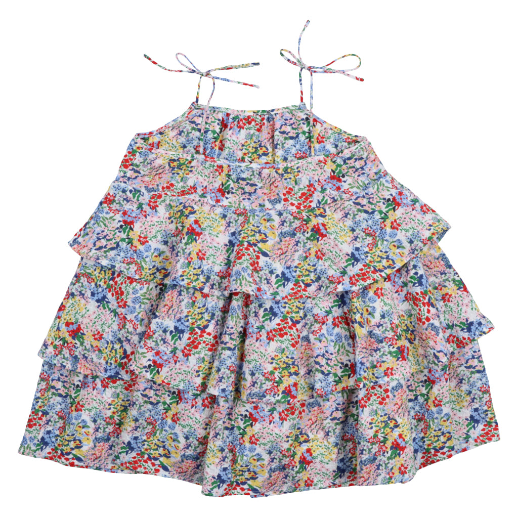 The New Society Child Verbena Dress Multicolour Floral Print