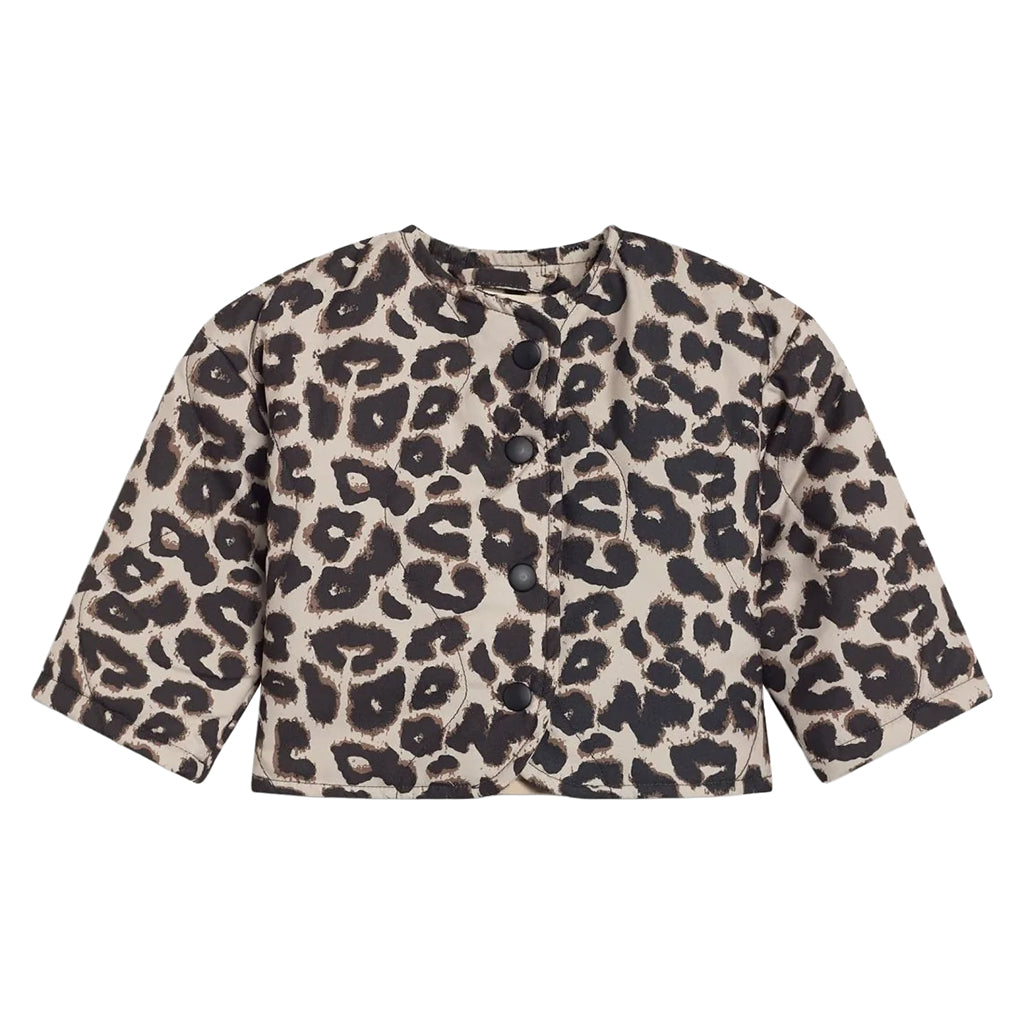 The New Society Baby Moosie Jacket Brown Print
