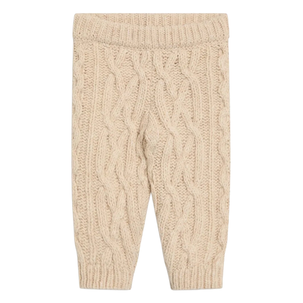 The New Society Baby Echo Pants Whisper White