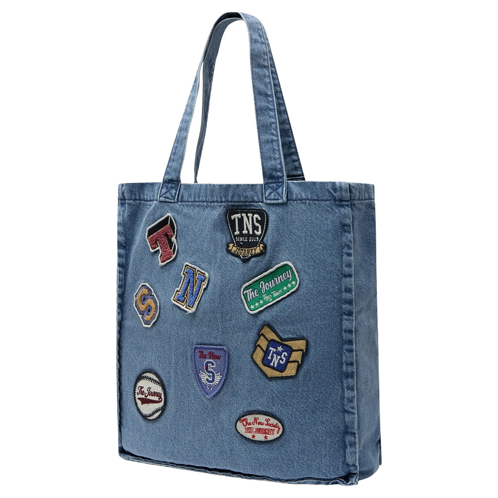 The New Society Child Ridge Bag Mid Blue Denim