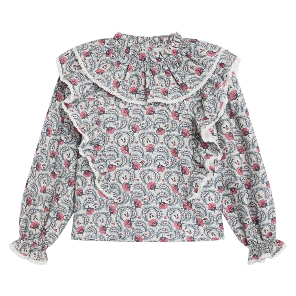 The New Society Child Nesta Blouse White Floral Print