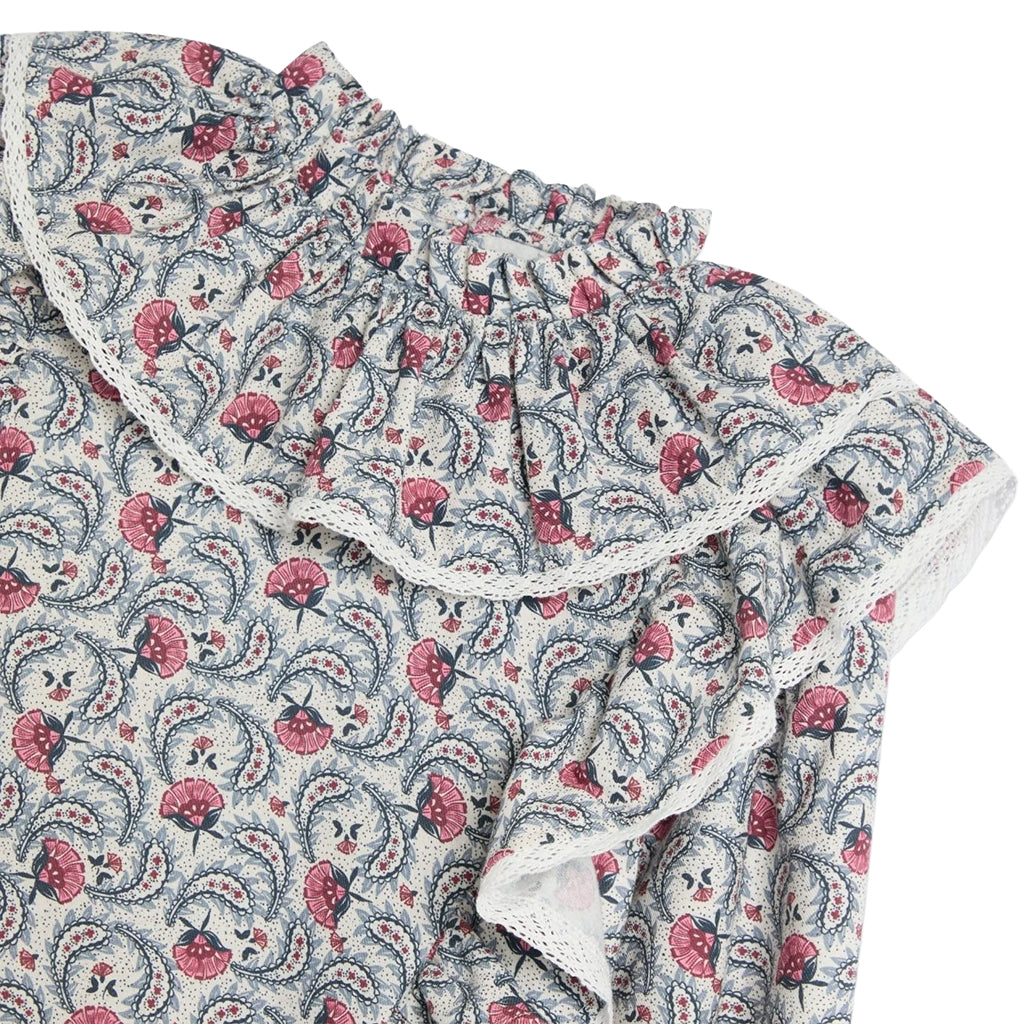 The New Society Child Nesta Blouse White Floral Print