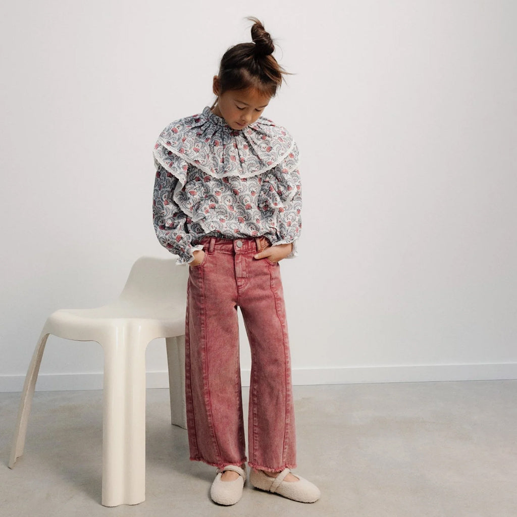 The New Society Child Nesta Blouse White Floral Print