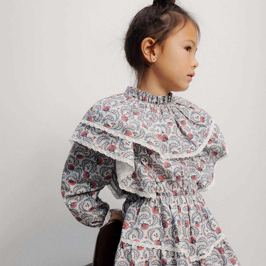 The New Society Child Nesta Blouse White Floral Print