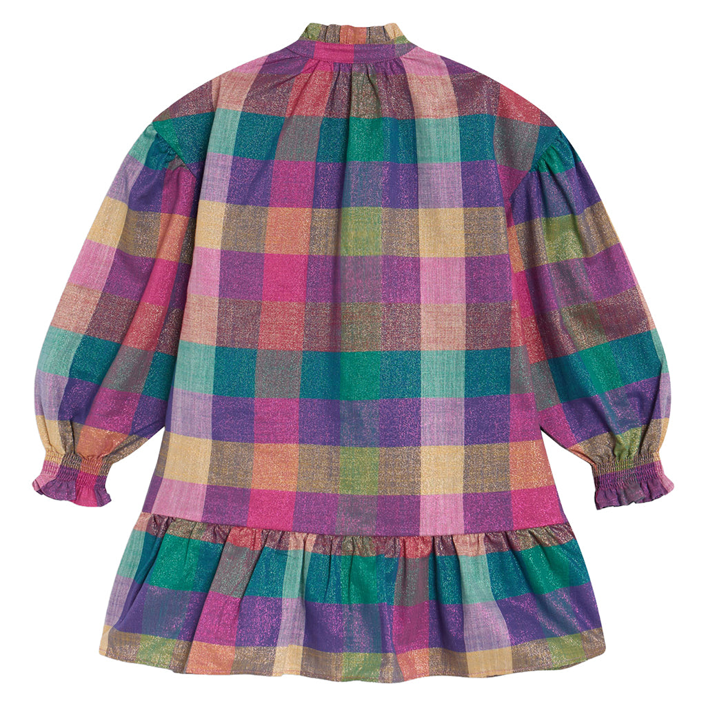 The New Society Child Isbby Dress Multicolour Checks