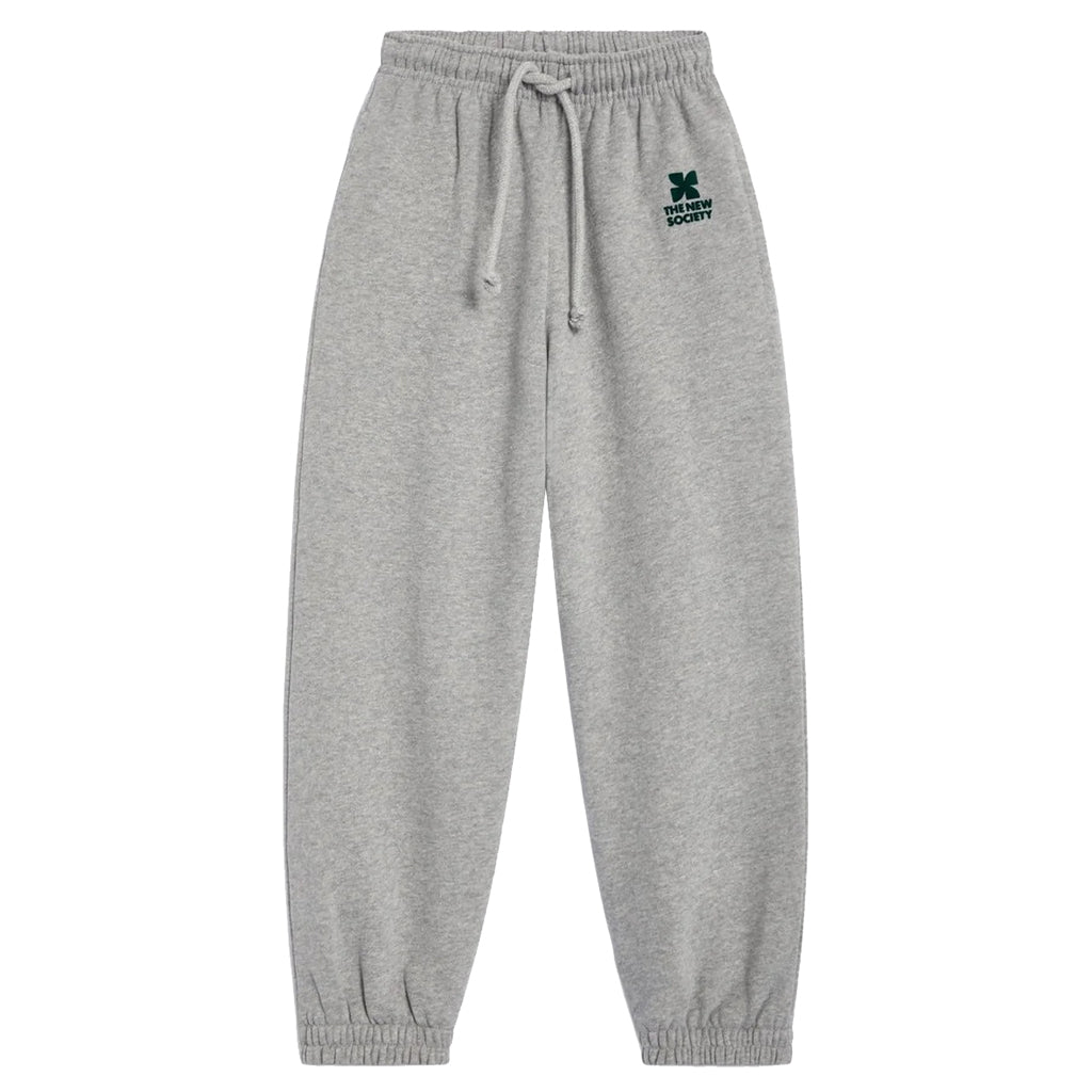 The New Society Child TNS Logo Sweatpants Mid Grey Melange