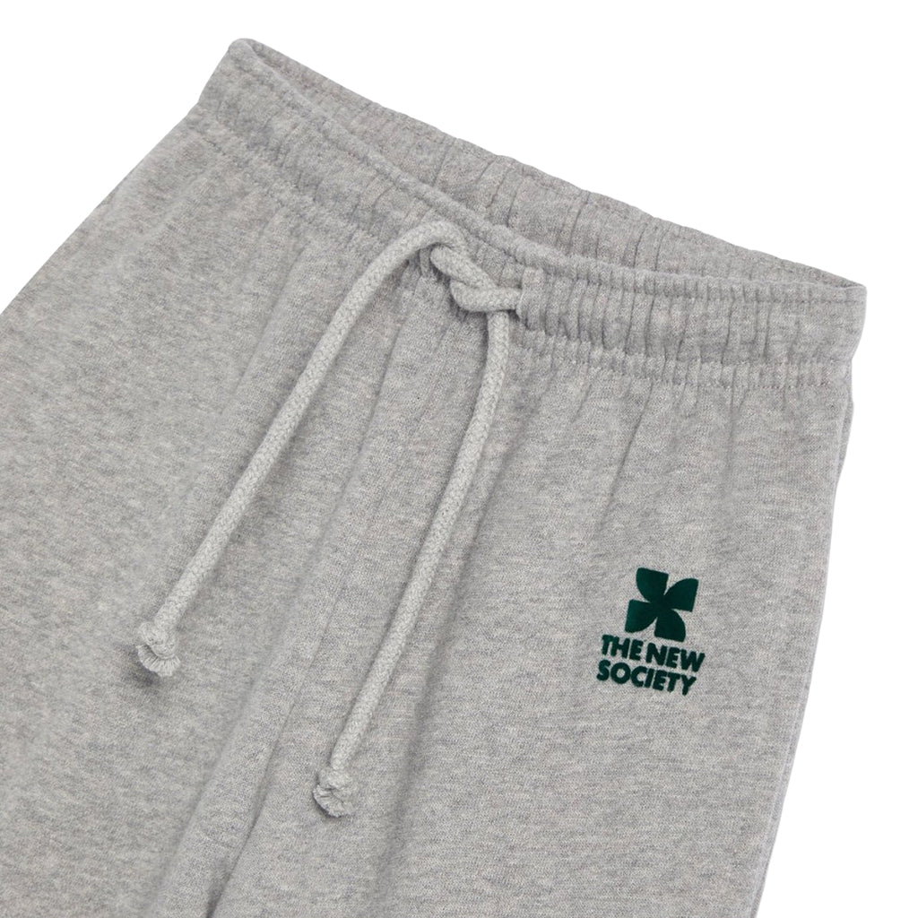 The New Society Child TNS Logo Sweatpants Mid Grey Melange