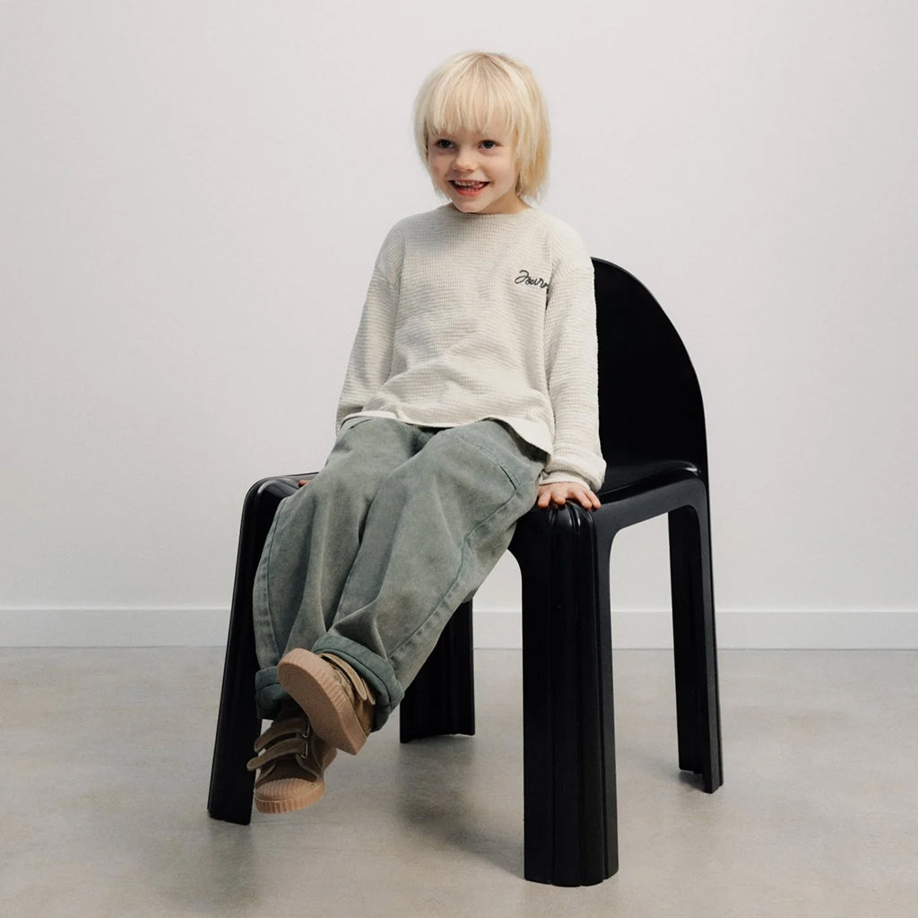 The New Society Child Baggy Pants Tea Leaf Green