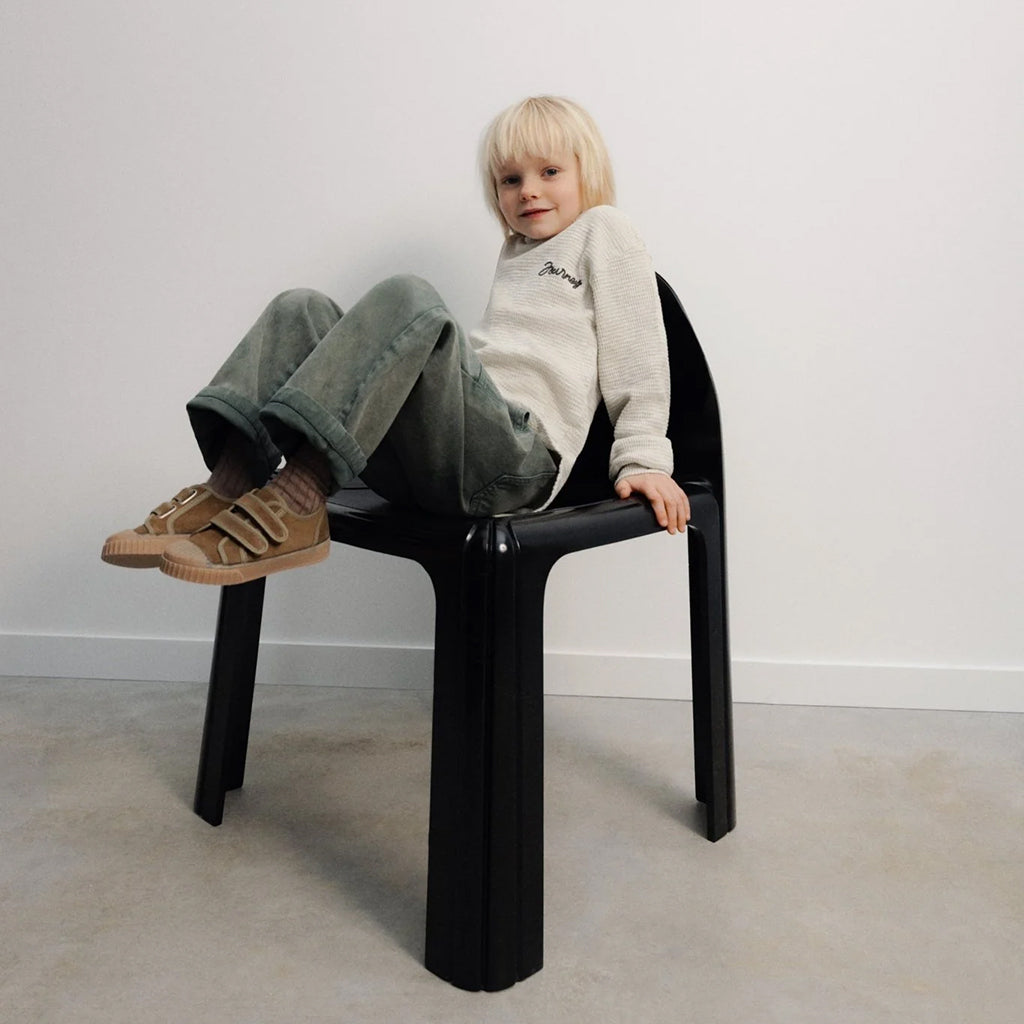 The New Society Child Baggy Pants Tea Leaf Green