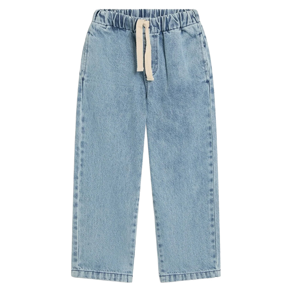 The New Society Child Ridge Pants Mid Blue Denim