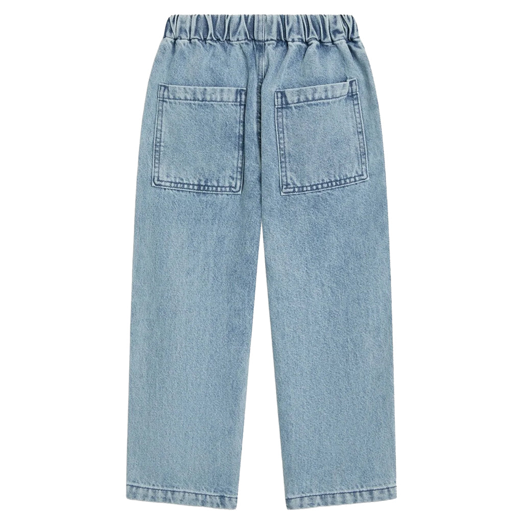 The New Society Child Ridge Pants Mid Blue Denim