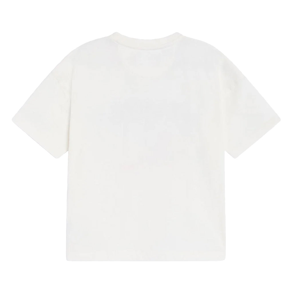 The New Society Child Smiley T-shirt Whisper White
