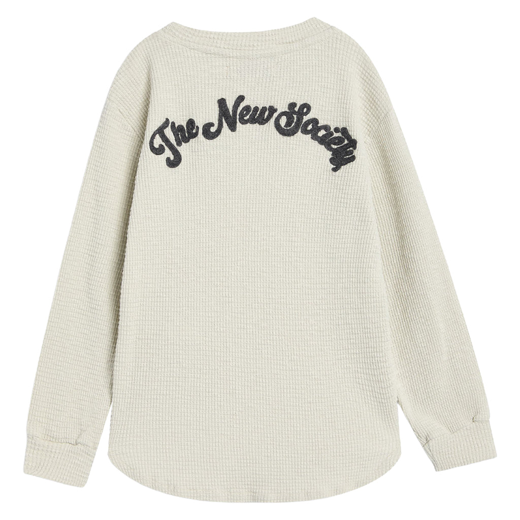 The New Society Baby Hayley T-shirt Whisper White Melange