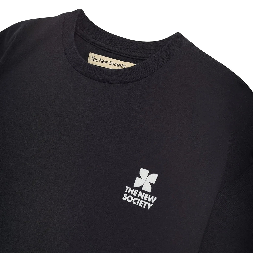 The New Society Child TNS Logo T-shirt Forged Iron Grey