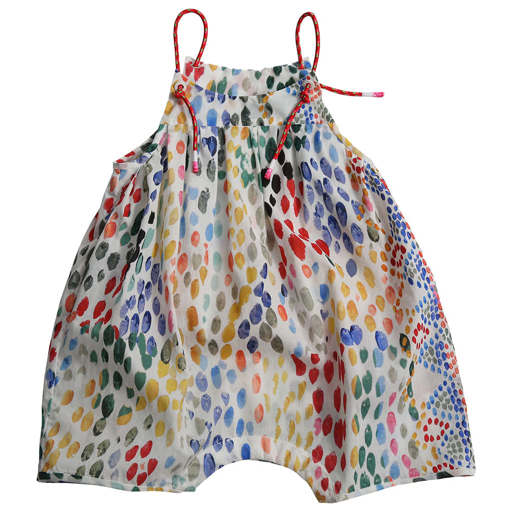 Tia Cibani Kids Baby Balao Romper Rainbow Print