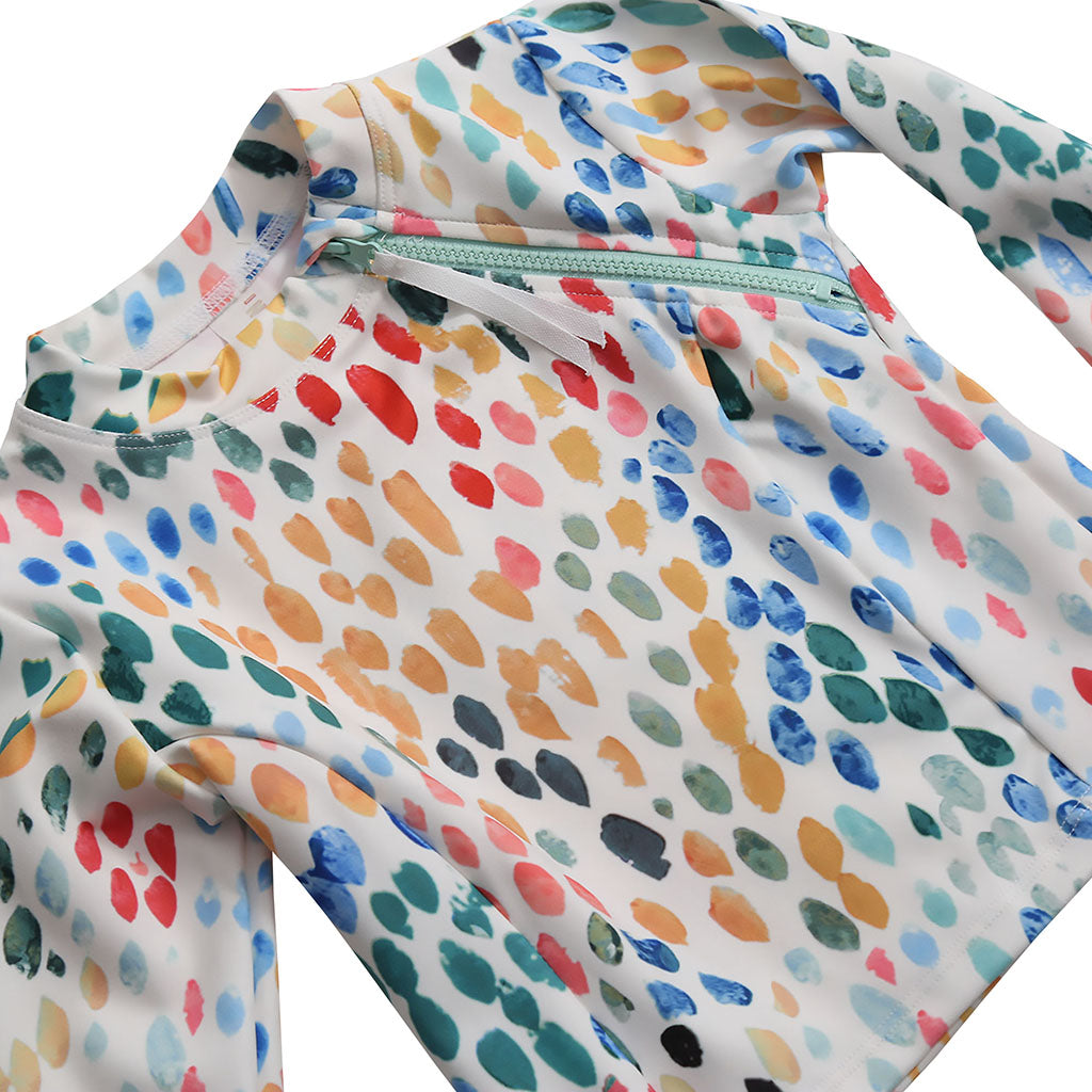 Tia Cibani Kids Baby Classic Swim Set Rainbow Print