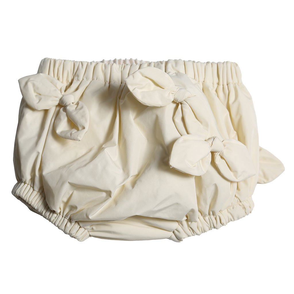 Tia Cibani Kids Baby Estrella Bow Topper Jacket and Bloomer Opal Cream