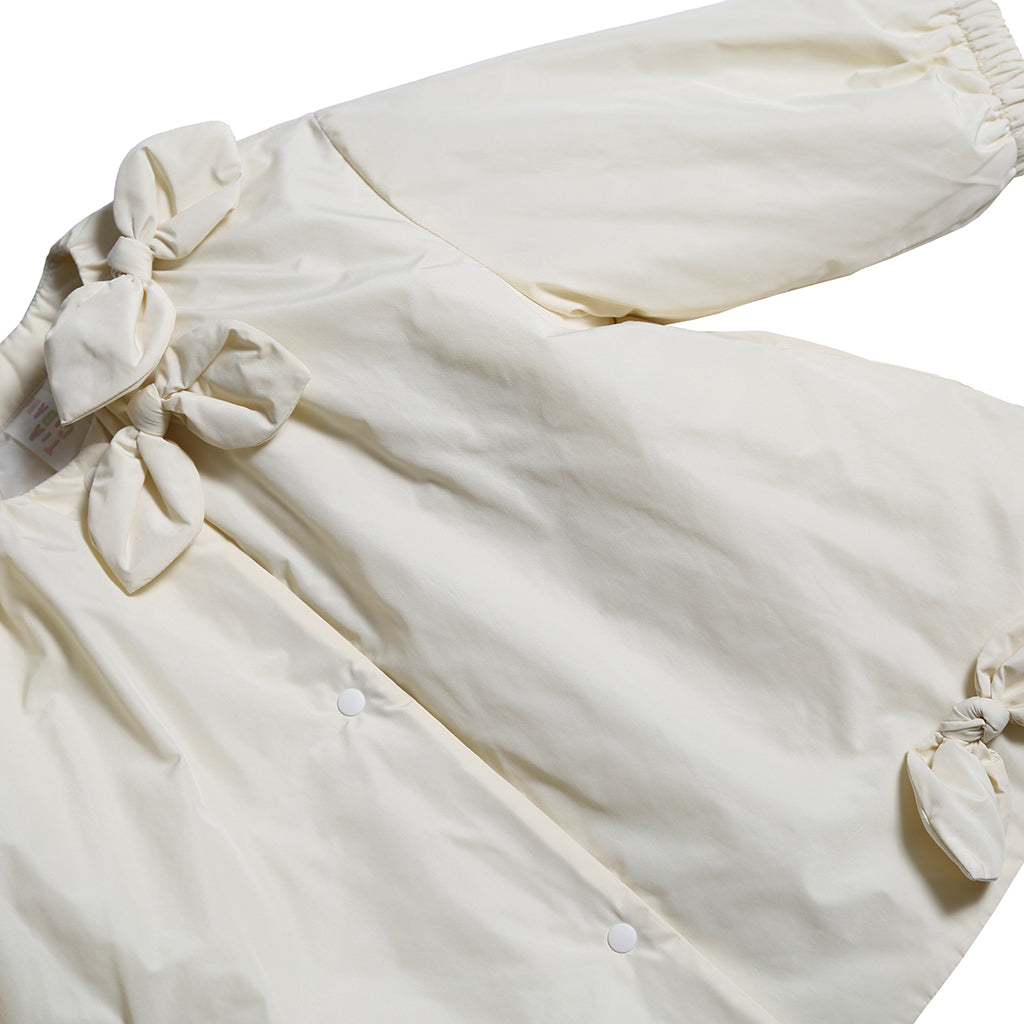 Tia Cibani Kids Baby Estrella Bow Topper Jacket and Bloomer Opal Cream